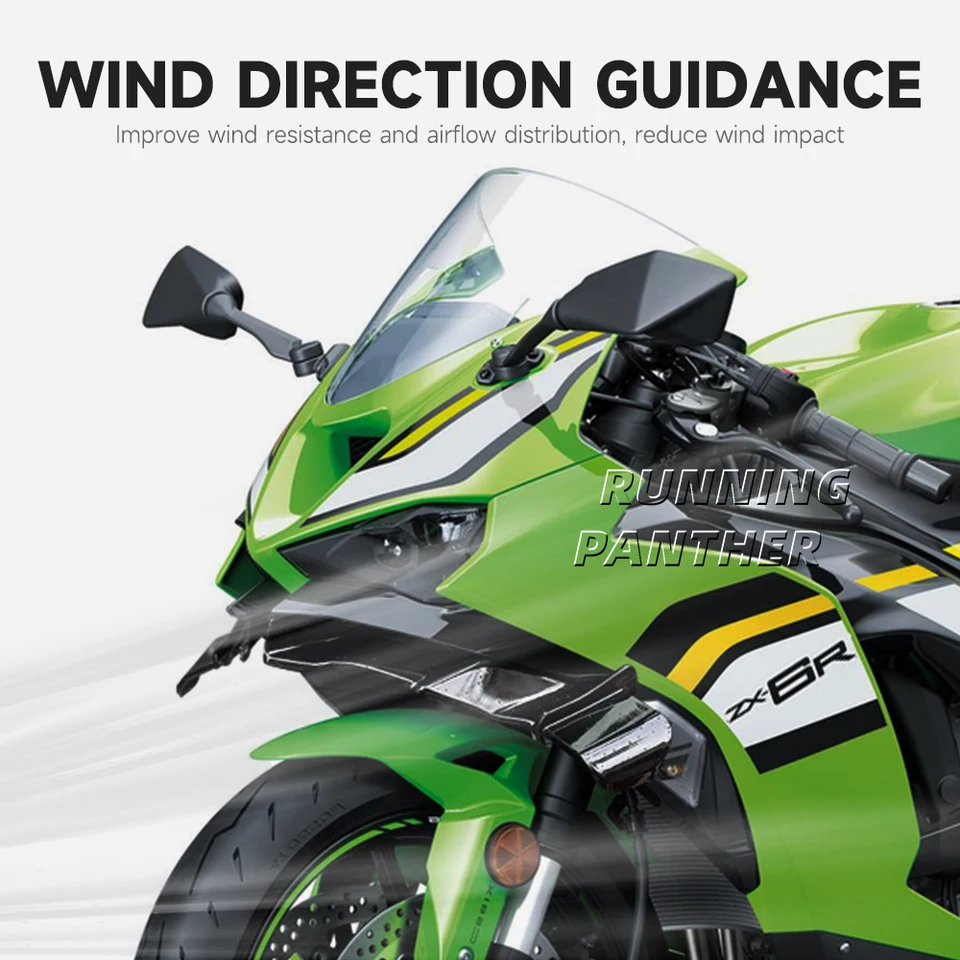 ZX6R For Kawasaki ZX-6R zx-6r 2024 2025 Motorcycle Front Spoiler
