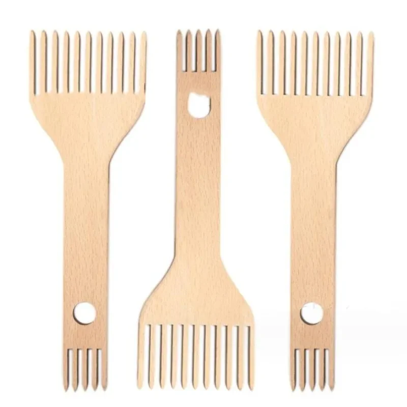 Upgrade Your Tapestry Weaving Experience with Double-ended Wide and Narrow Comb Accessories