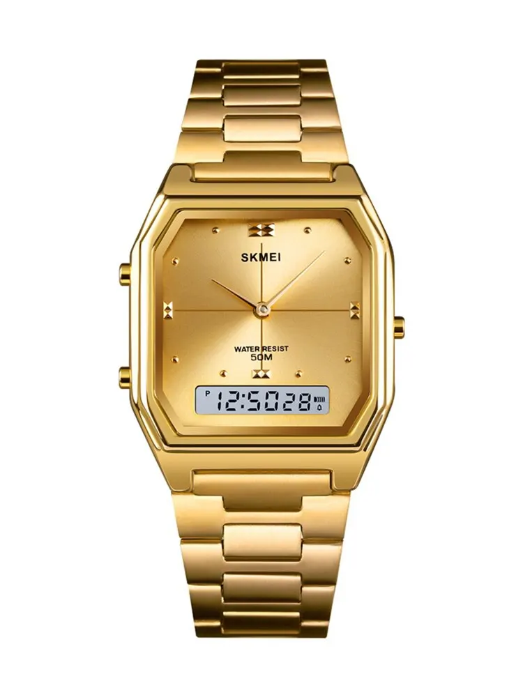 ساعات يد رقمية فاخرة من الفولاذ المقاوم للصدأ من S...