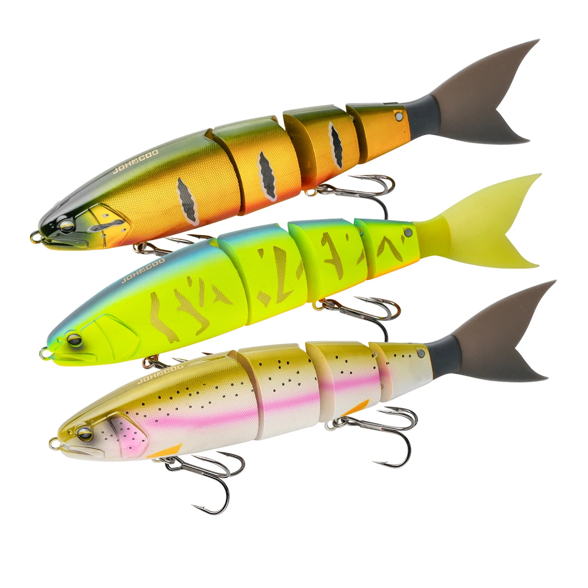 JOHNCOO 25cm Jointed Swimming Lure 105g Floating Wobbler - Image 6
