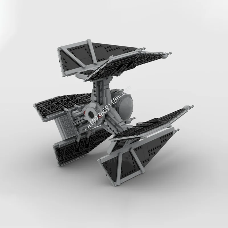 991PCS MOC Star Battle TIE Defender Spaceship Model Building