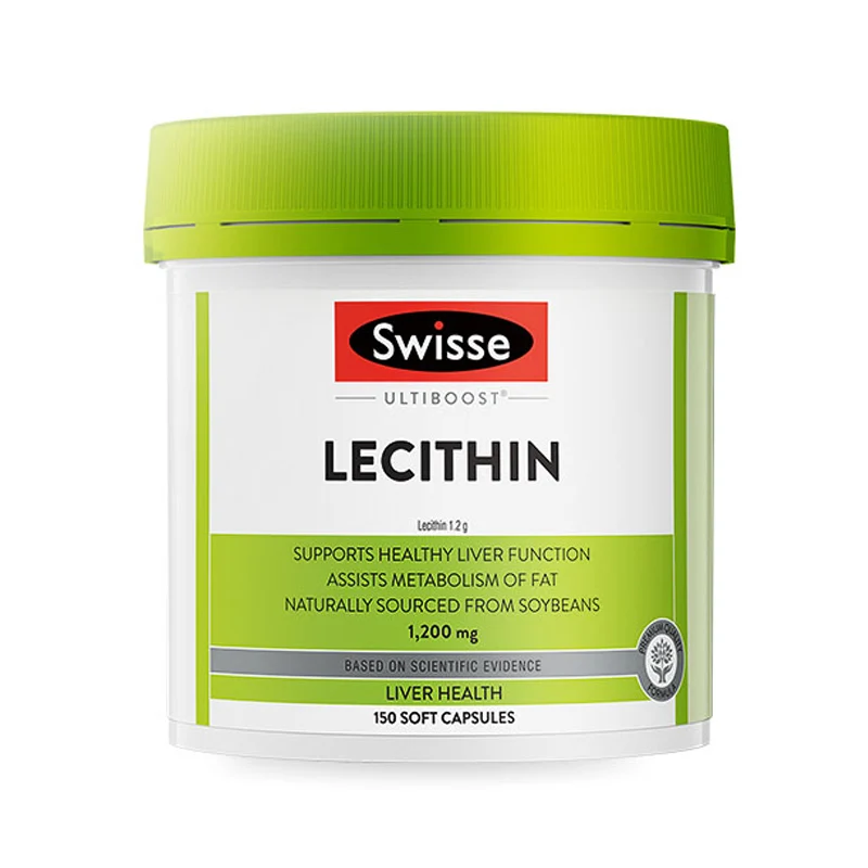 Lecithin1200mgSupportsHealthyLiverFunctionAssistsMetabolismof