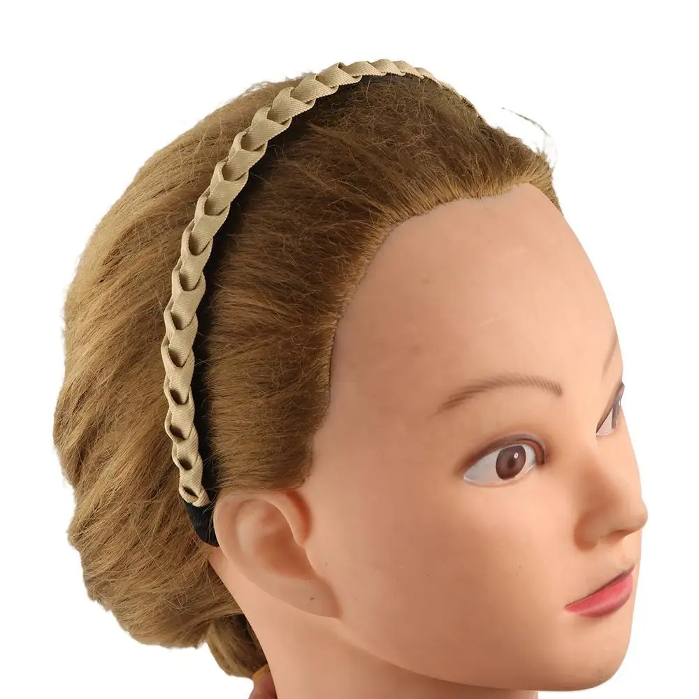 Fascia per Capelli Intrecciata alla Moda, Antiscivolo, Stile Coreano per Donne/Ragazze - immagine 6