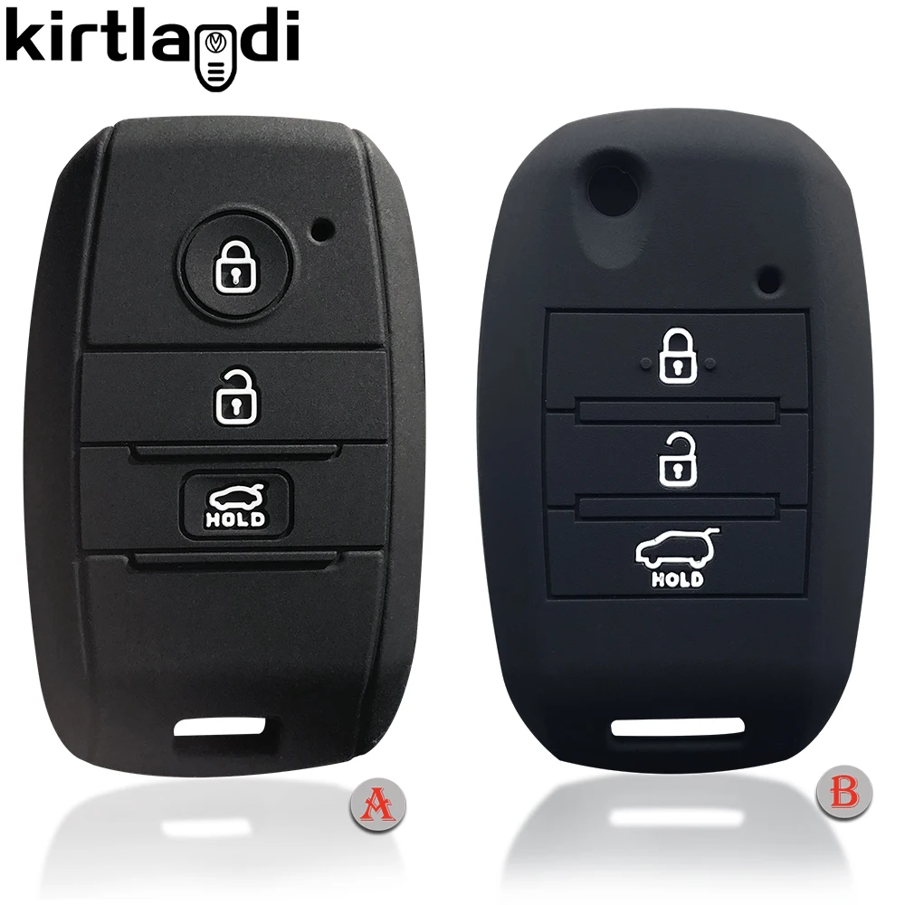 Чехол для дистанционного управления с 3 кнопками KIA Soul Ceed Cerato Sportage Rio 4 X-line K3 K5 Optima