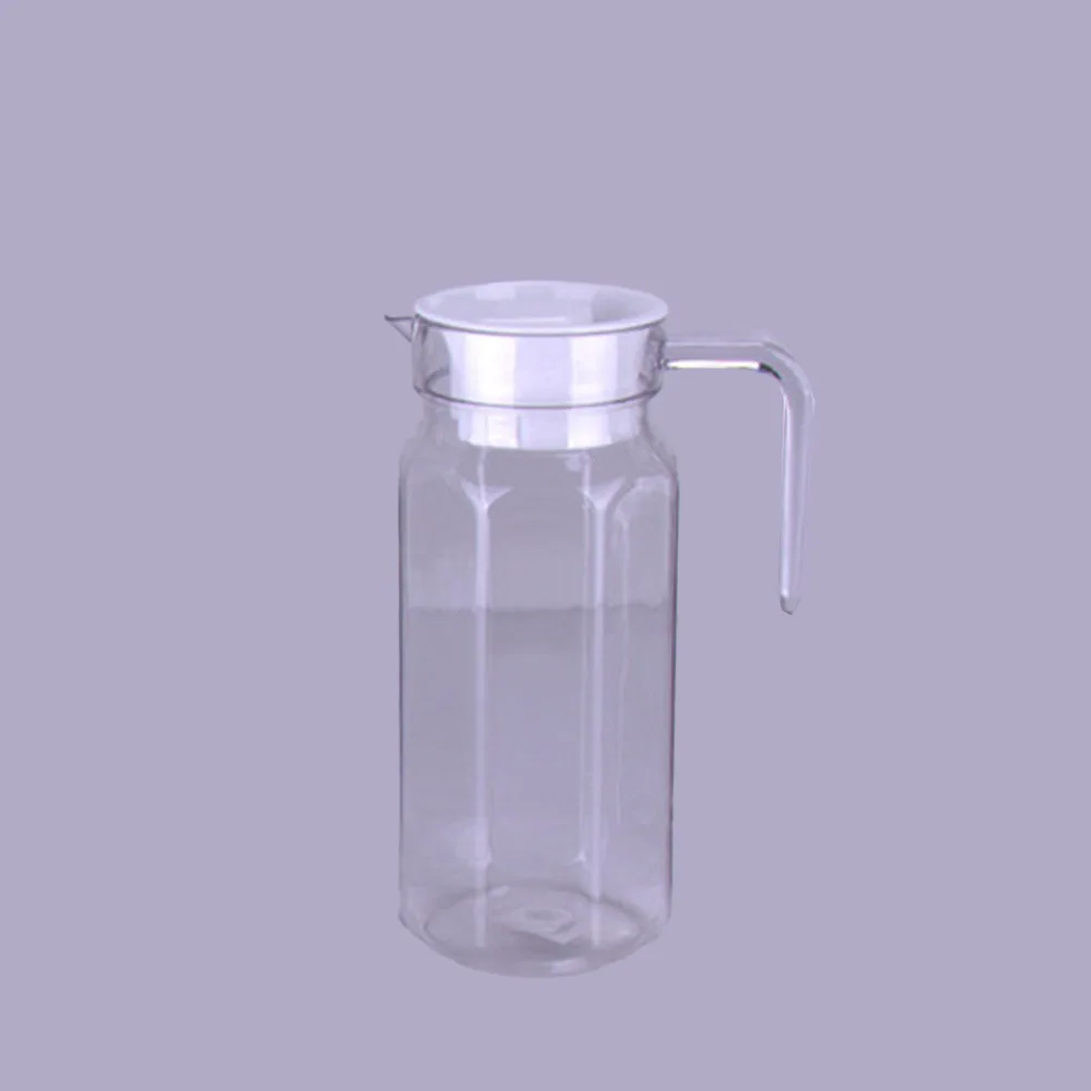 0.5/0.8/1.1L Fruit Juice Jug Plastic Transparent Large Capacity Plastic Kettles Milk Bottle For Bar Party Kitchen Water Carafe