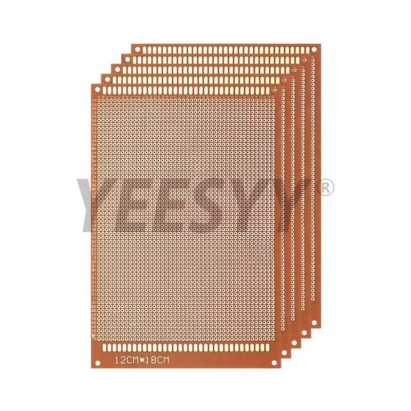 5Pcs 9x15cm 범용 PCB 보드 Arduino용 노란색 단면 PCB 인쇄 회로 기판