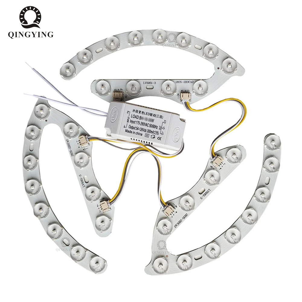 Doul Kleur Plafondlamp Led Module 9Wx2 12Wx2 Led Blok Met Led Driver, 3000K 6500K Kleuren Lichtbron Worden Gebruikt In Plafond Lamp