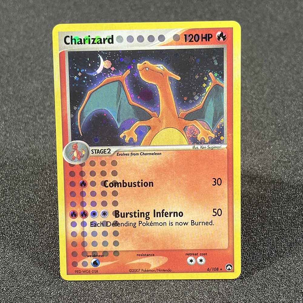 카드 PTCG L M-Charizard-EX Reshiram & Charizard-GX 깨지지 않은 본드, Suicune 크라운 제니스 TCG 보드 전체 세트 프록시