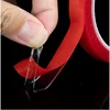 1Roll 3m/10m Double Sided Nail Art Adhesive Tape For False Tips Nail Art Display Creative Design Nail Sticker Strong Sticky Glue 4