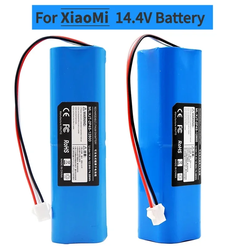 

14.4V 9800mAh 12800mAh Replacement Lithium Battery for XiaoMi Lydsto R1 Li-ion Battery Robot Vacuum Cleaner R1 Battery Pack