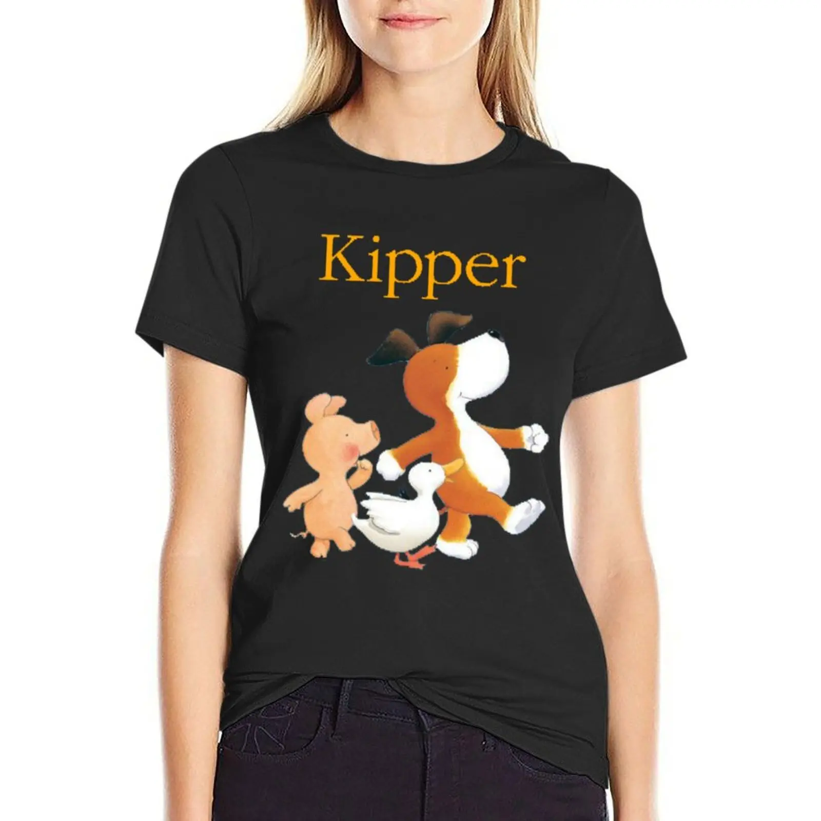 CUTE KIPPER THE DOG T-Shirt blacks anime clothes graphics shirts graphic tees womans clothing