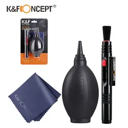 K&F Concept 3 in1 3in1 DSLR Camera Cleaning Kit Lens Dust Blower Cleaner Cleaning Pen Microfiber Cleaning Cloth for sony Fuji