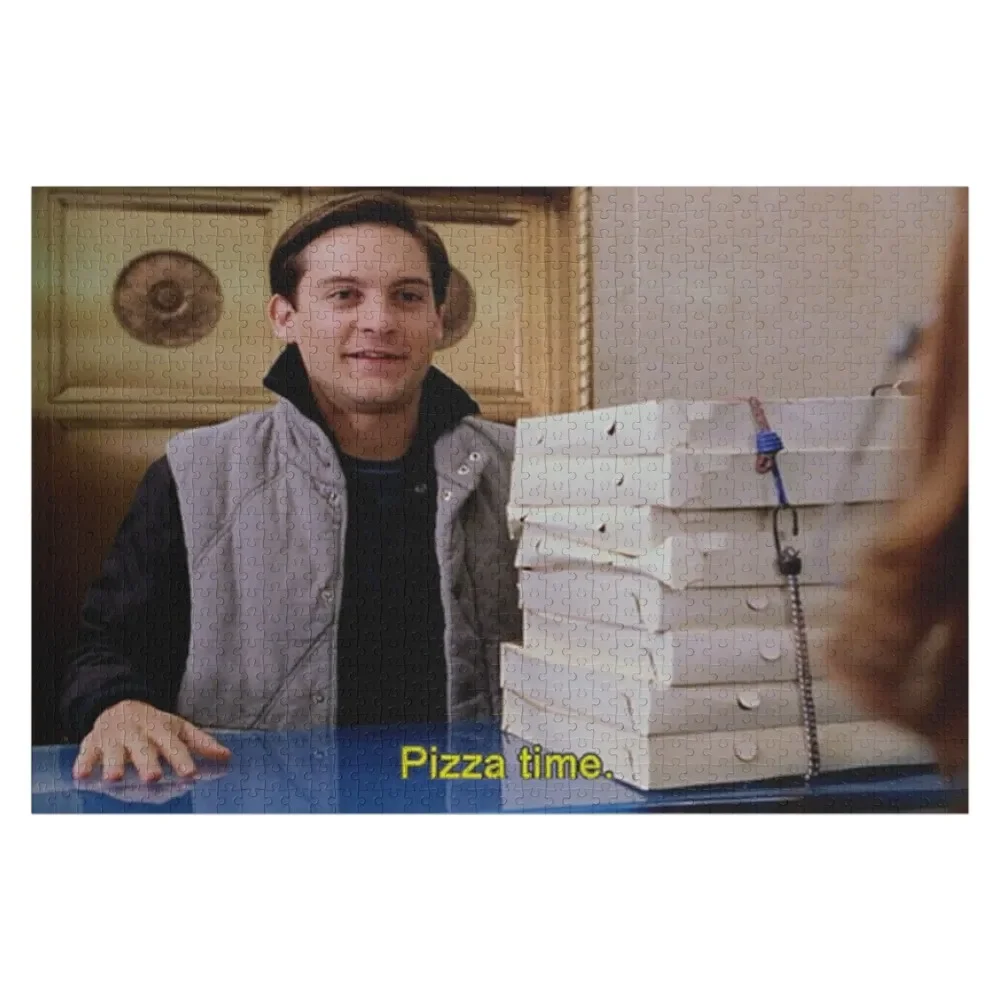 Pizza Time Jigsaw Puzzle Jigsaw Custom Game Children Jigsaw For Kids Custom Wooden Gift Puzzle