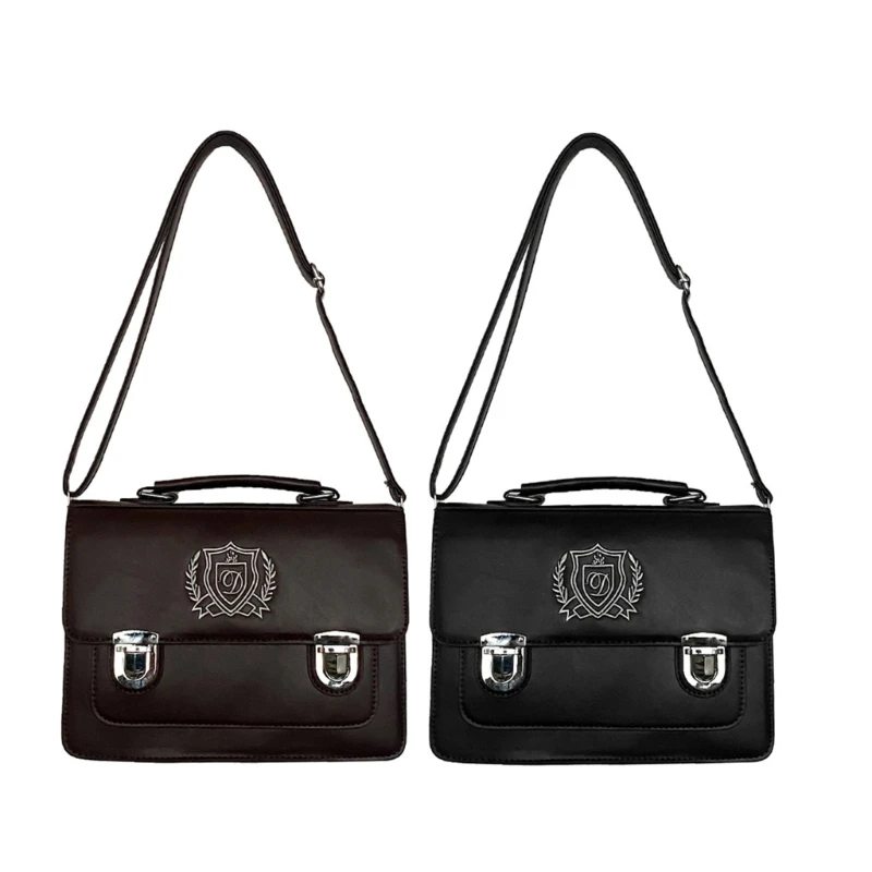 

Large Capacity Shoulder Bag for Women Fashion Messengers Bag Handbag Girls PU Backpacks Fahionable Casual JK Crossbody Bag