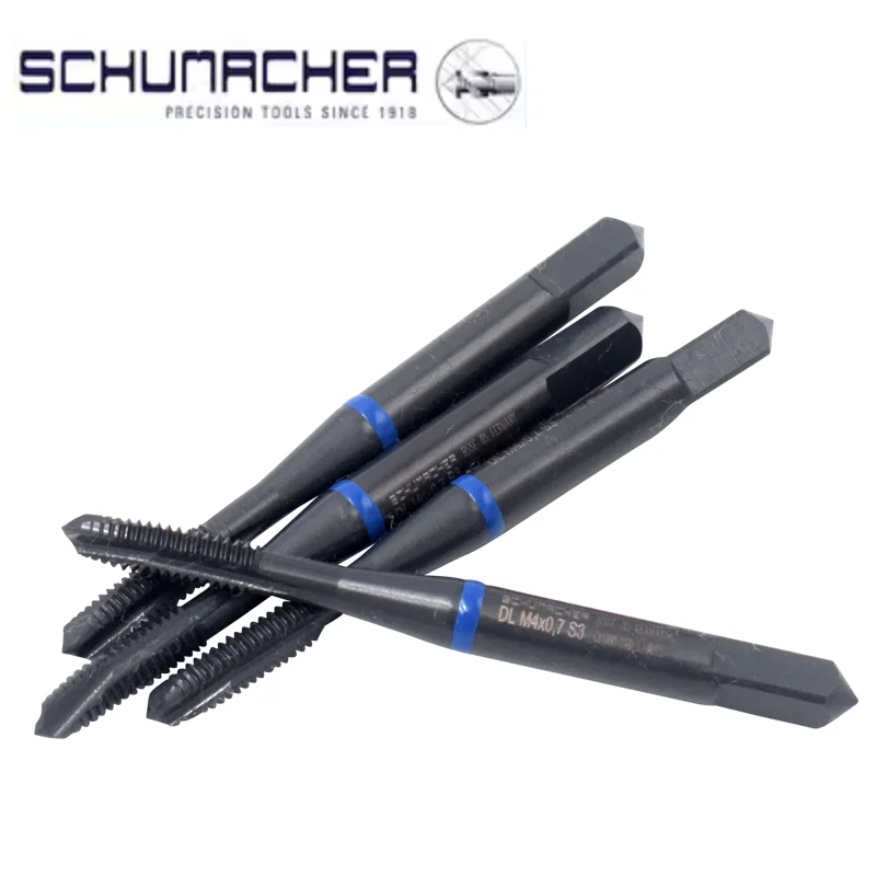 SCHUMACHER Blue Ring JIS Standard HSS-E Spiral Fluted Machine Thread Tap