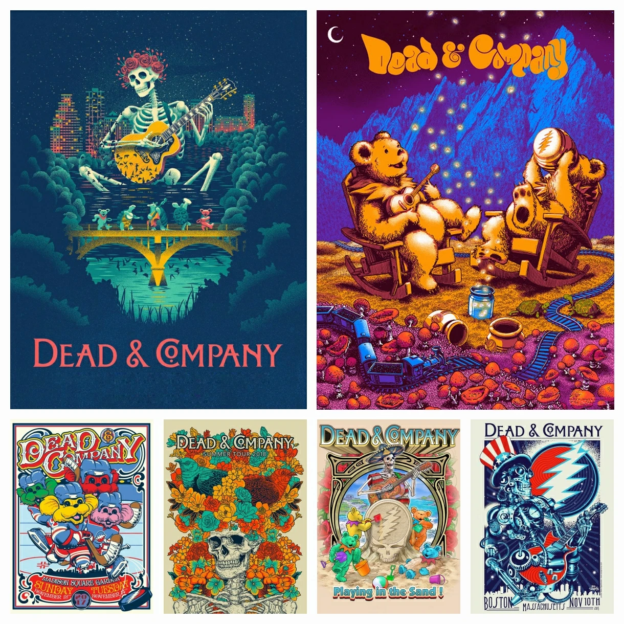 Grateful Dead and Company DIY Diamond Painting Art Rock Band Music