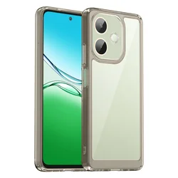 Vibrant Transparent TPU Protective Phone Case for OPPO A5 Pro 5G (GRAY)
