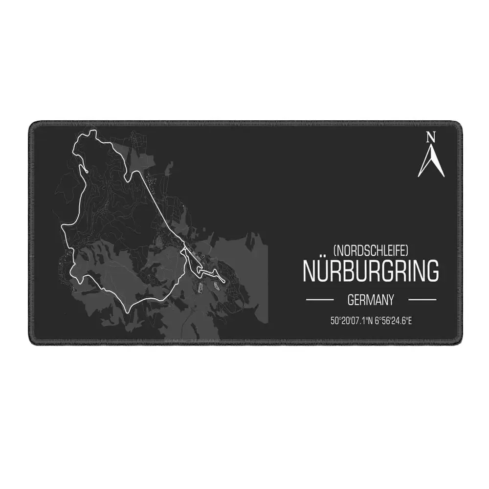 Formula One Racing Circuit Mouse Pad Cute HD Table Pad Extension Game Keyboard Pad