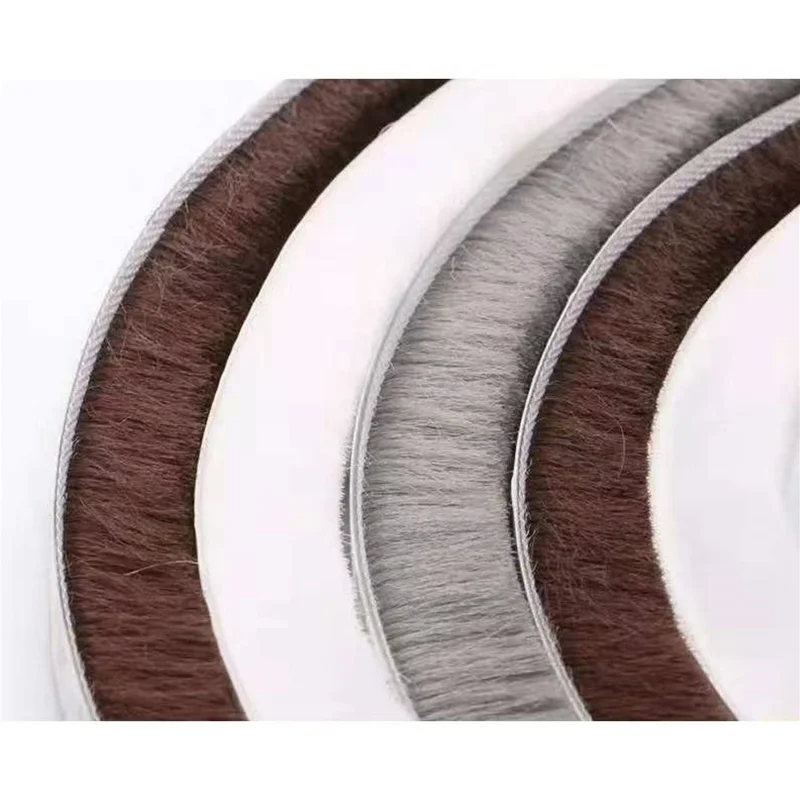 Self-Adhesive Weatherproof Door and Window Brush Strip - Sound Insulation Dust Barrier