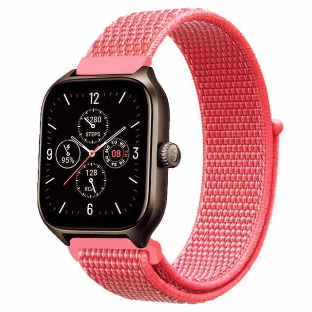 Nylon Loop Strap - 20mm/22mm Adjustable Smartwatch Band Bracelet