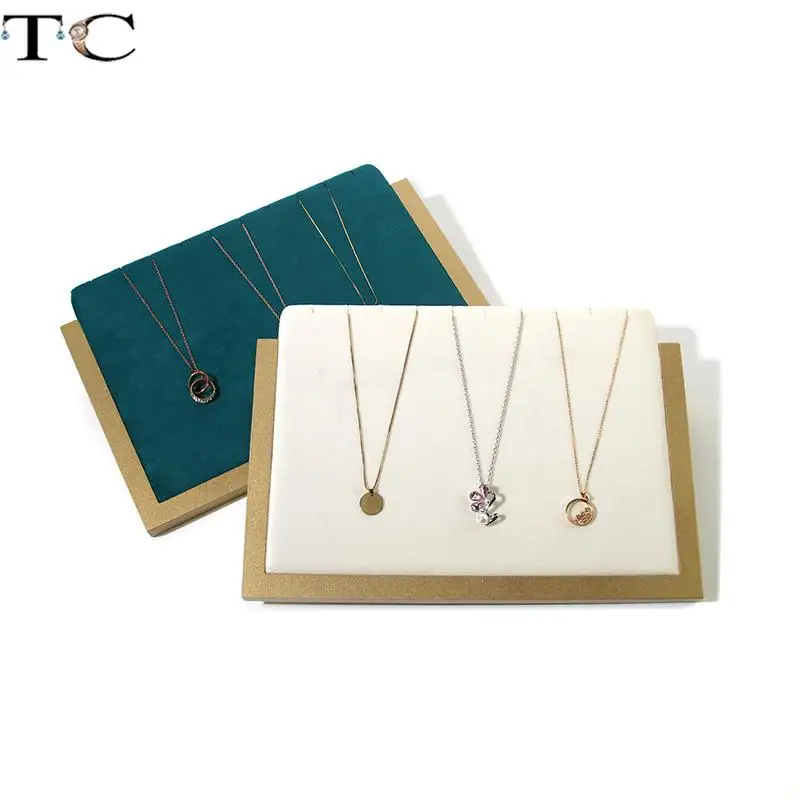 Velvet Jewelry Display Rack Necklace Display Rack Jewelry Store Jewelry Display Props Pendant Storage Seat