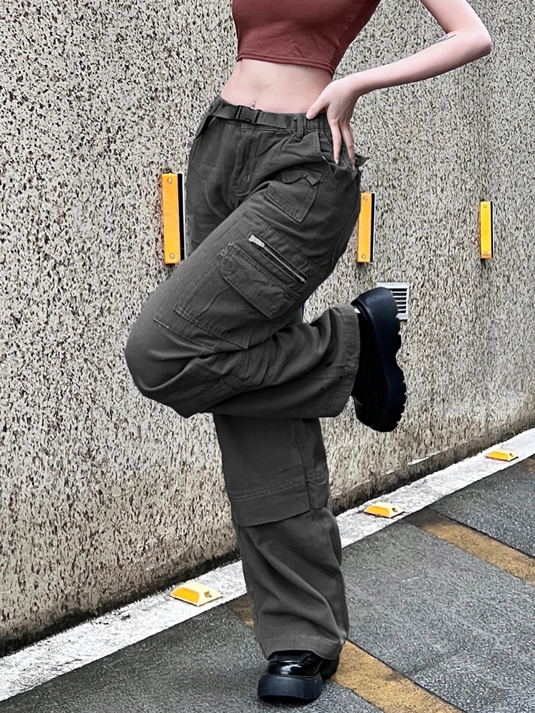 Rockmore Retro Gray Cargo Jeans Belt 