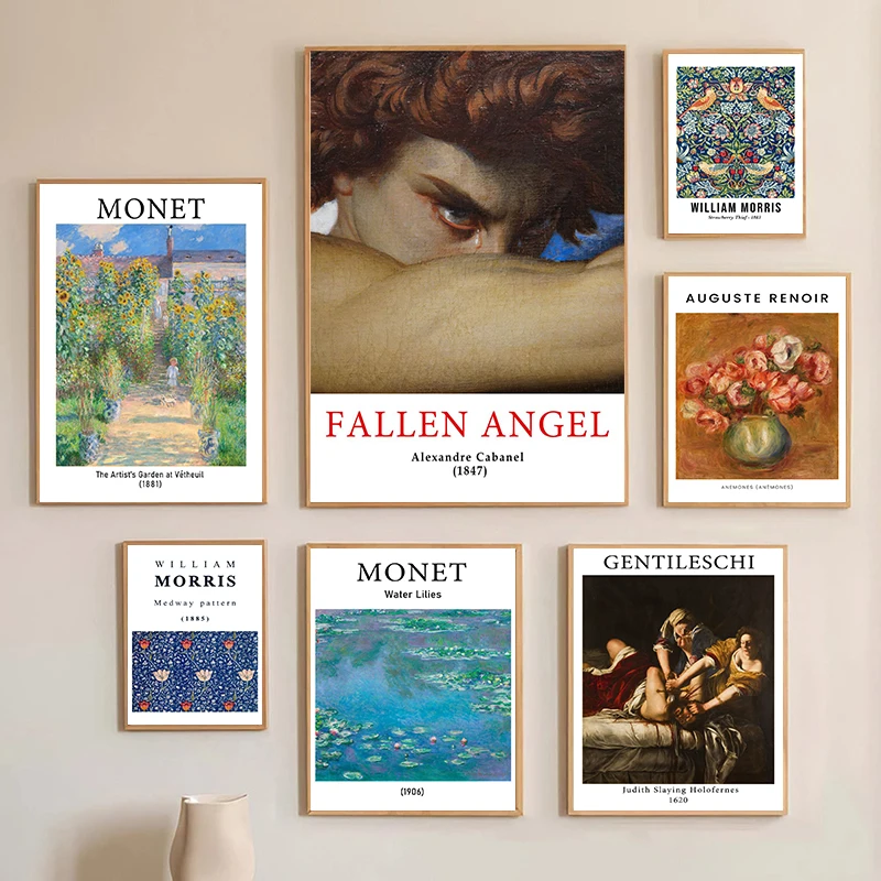 

Monet Print Claude Monet Poster Impressionism Canvas Art Paintings Portrait Wall Art Picture for Living Room Home Decoration