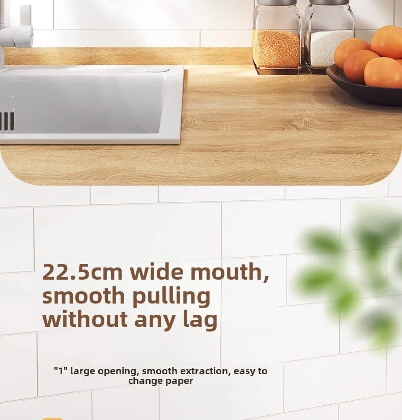 Ecoco Multi-Functional Wall-Mounted Tissue Box With Tissue Inside