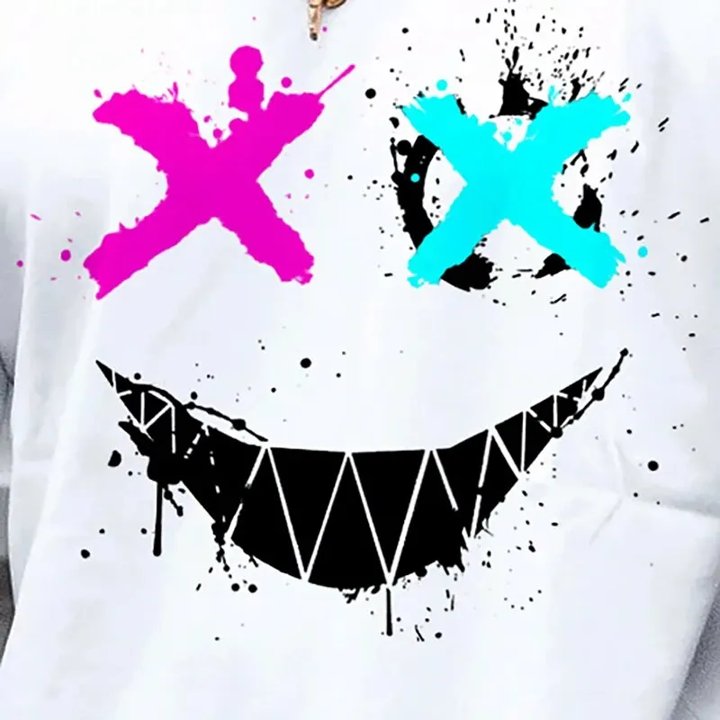 Digital Printing Short-Sleeved T-Shirt Men Summer Casual Tops