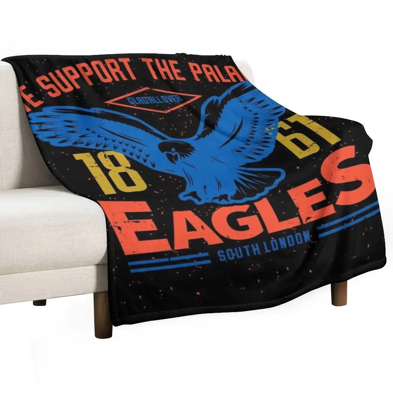 

Crystal palace EAGLES Throw Blanket Camping Designers Sleeping Bag Blankets