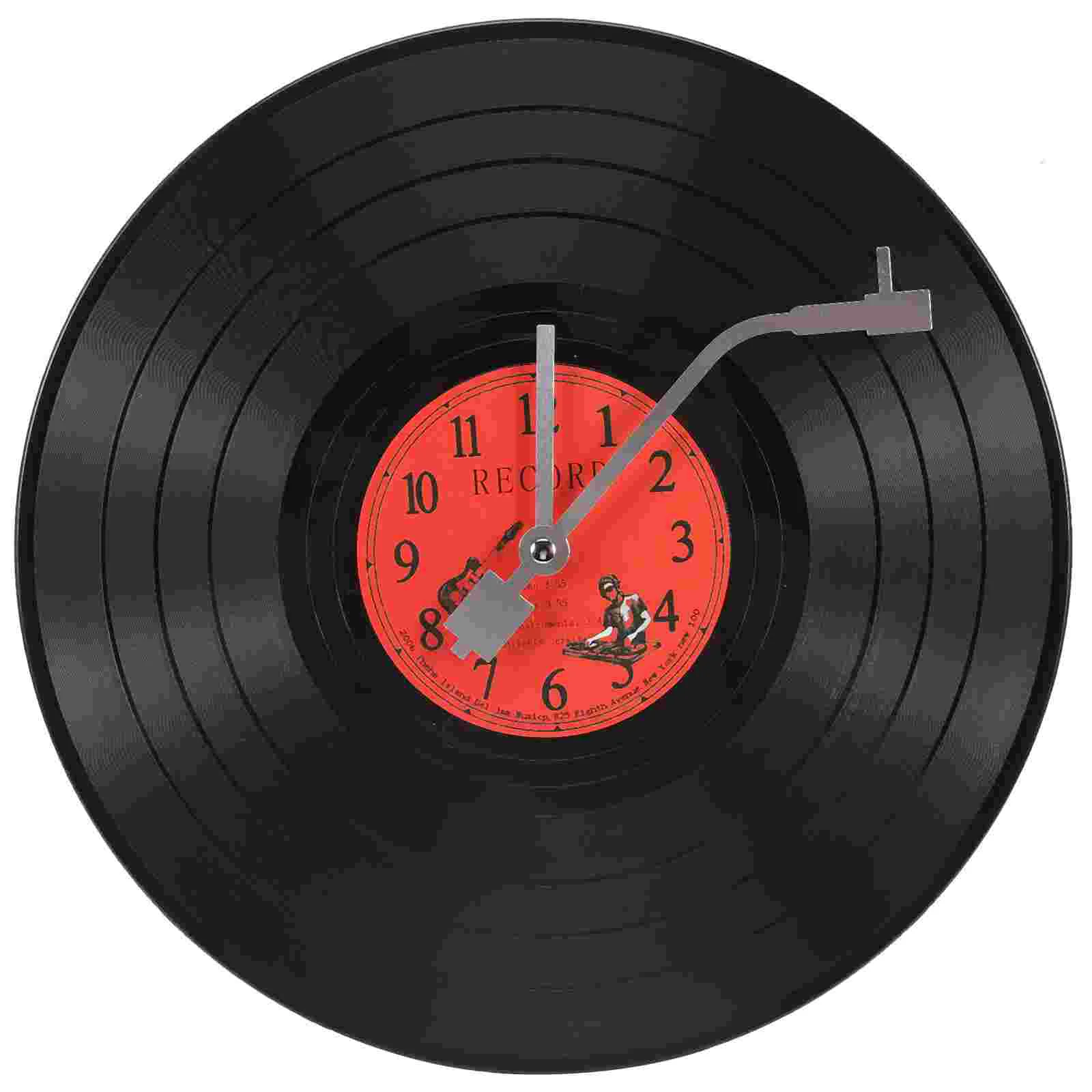 

Creative Lasting Quality Wall Clock Decor Vinyl Record Wall Clock Household Wall Clock Exquisite Wall Clock for Gift Option