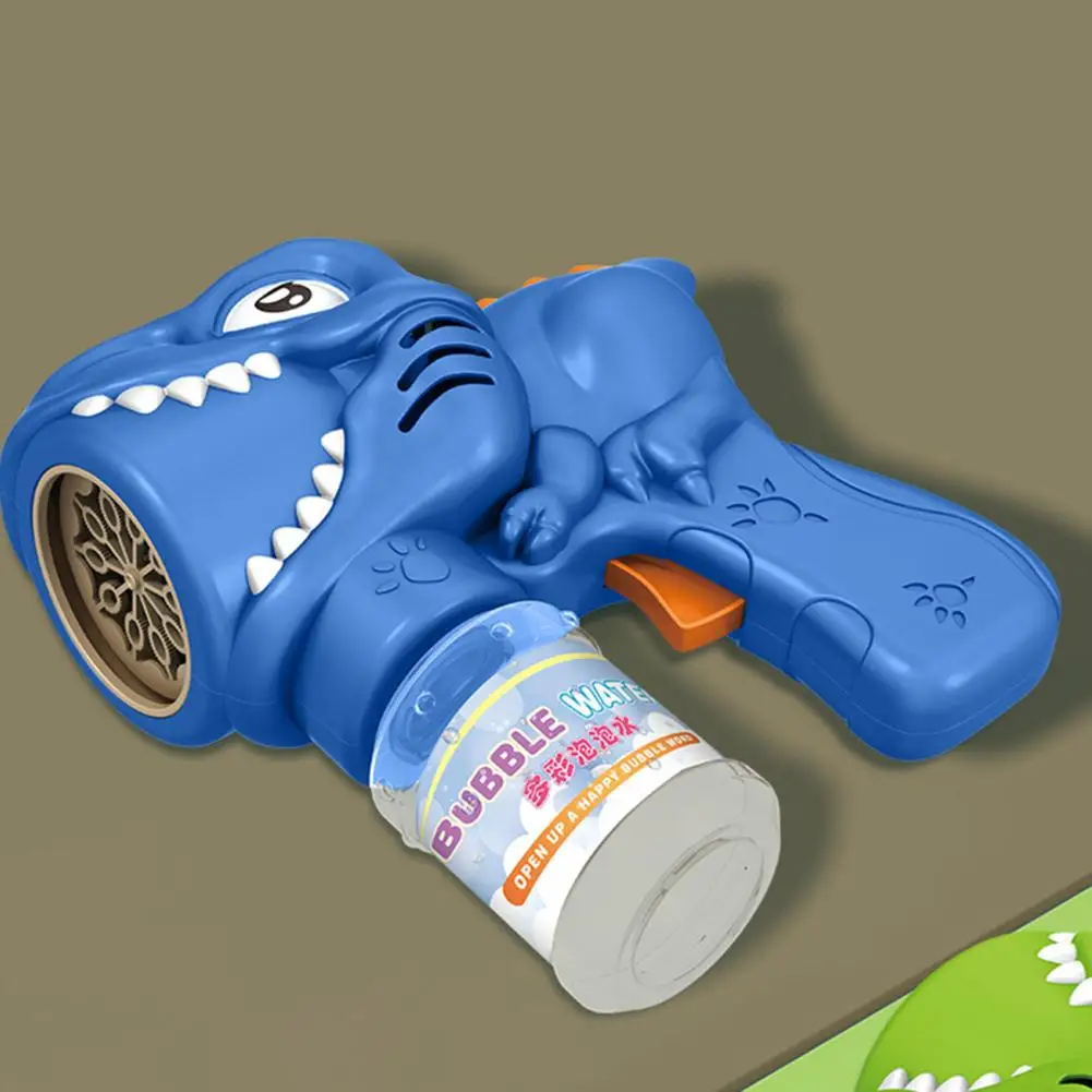 어린이용 안전 버블 장난감, 재미있는 공룡 버블 머신, 자동 버블 블로워, 조명 포함, 여름 생일 선물