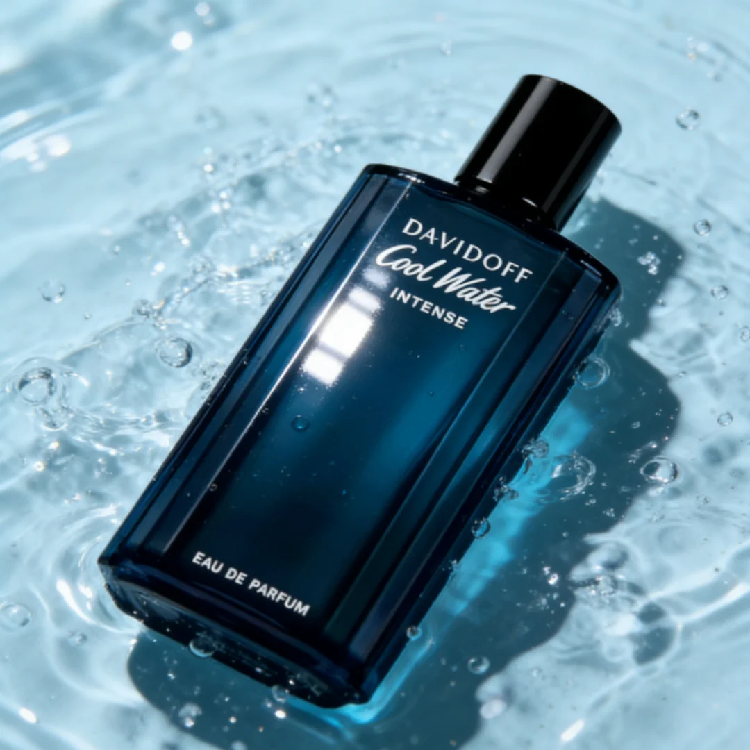 1 DAVIDOFF Cool Water Eau De Intense Ambery Men's Cologne Perfume, with Persistent Fragrance of Green Citrus, view 6
