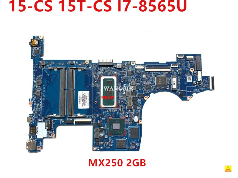 

100% Working L50259-601 For HP Pavilion 15-CS 15T-CS Used Motherboard DAG7BMB48C0 L50259-001 With SREJP I7-8565U MX250 2GB