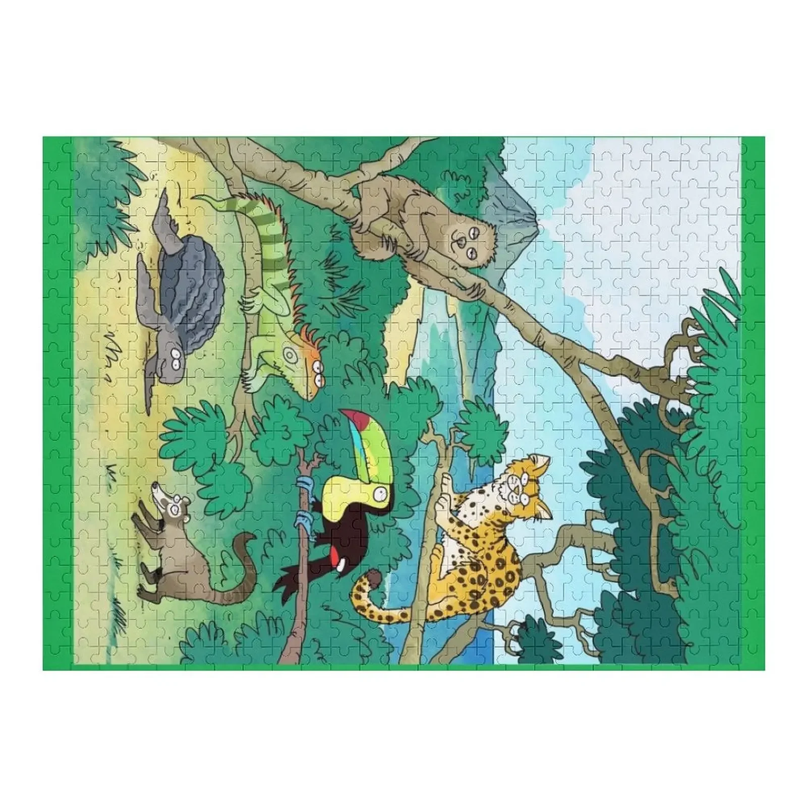 Animals of Costa Rica Jigsaw Puzzle With Photo Customized Toys For Kids Puzzle виброяйцо toyfa a toys costa силикон фиолетовый 6 5 см