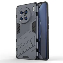 Shockproof Silicone TPU Armor Phone Back Case - Enhanced Protection for Vivo X80 (Gray)