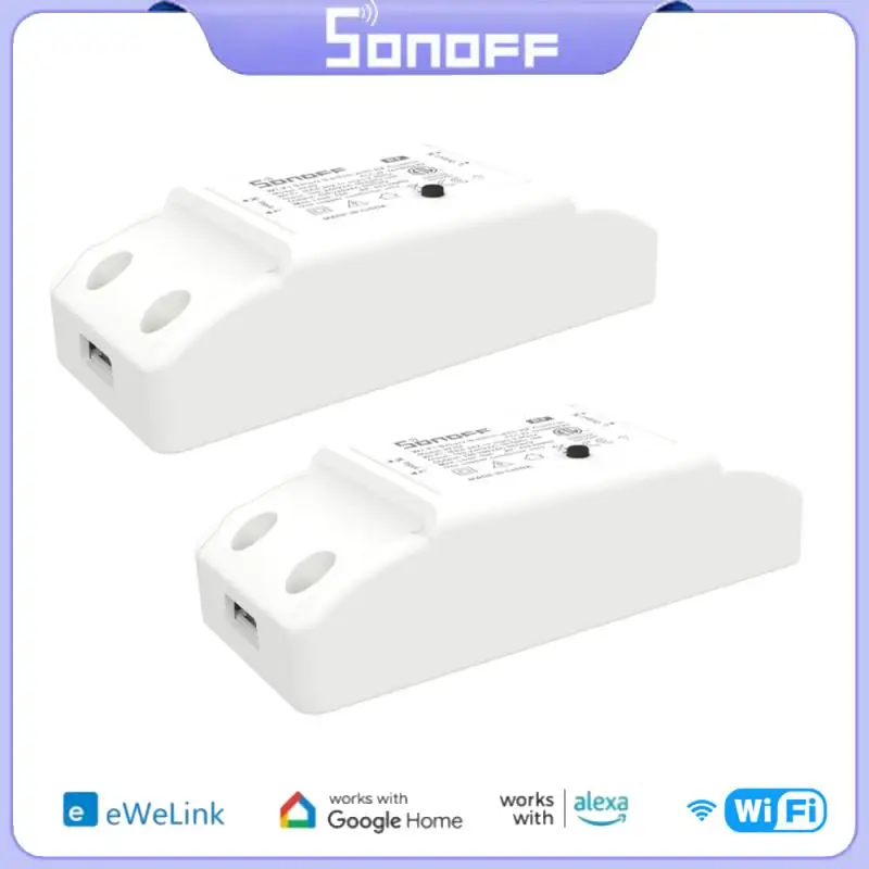 

SONOFF RFR2 433MHz WiFi DIY Mini Smart Switch Smart Home Automation Module Timer Switch Support Ewelink Alexa Google Home