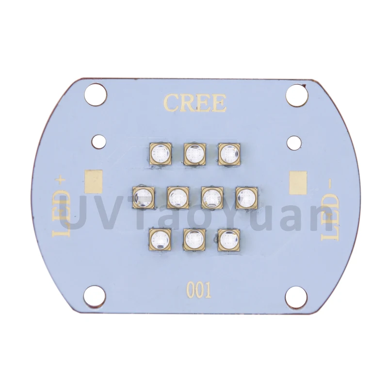 UVTaoYuan 25W UV LED COB 모듈 395nm 잉크 경화 광원, 실험 시험 단계 발표용