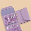16pcs Nail Cutter Set Stainless Steel Nail Clippers Set With Folding Bag Manicure Cutter Kits Scissors Beauty Tool 5