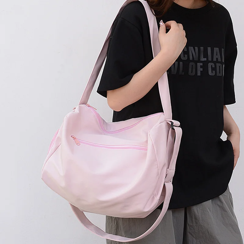 Large Capacity Women's Shoulder Bags Fashion Nylon Travel Bag Independent Shoe Warehouse Sports Bag For Women Yoga Bag