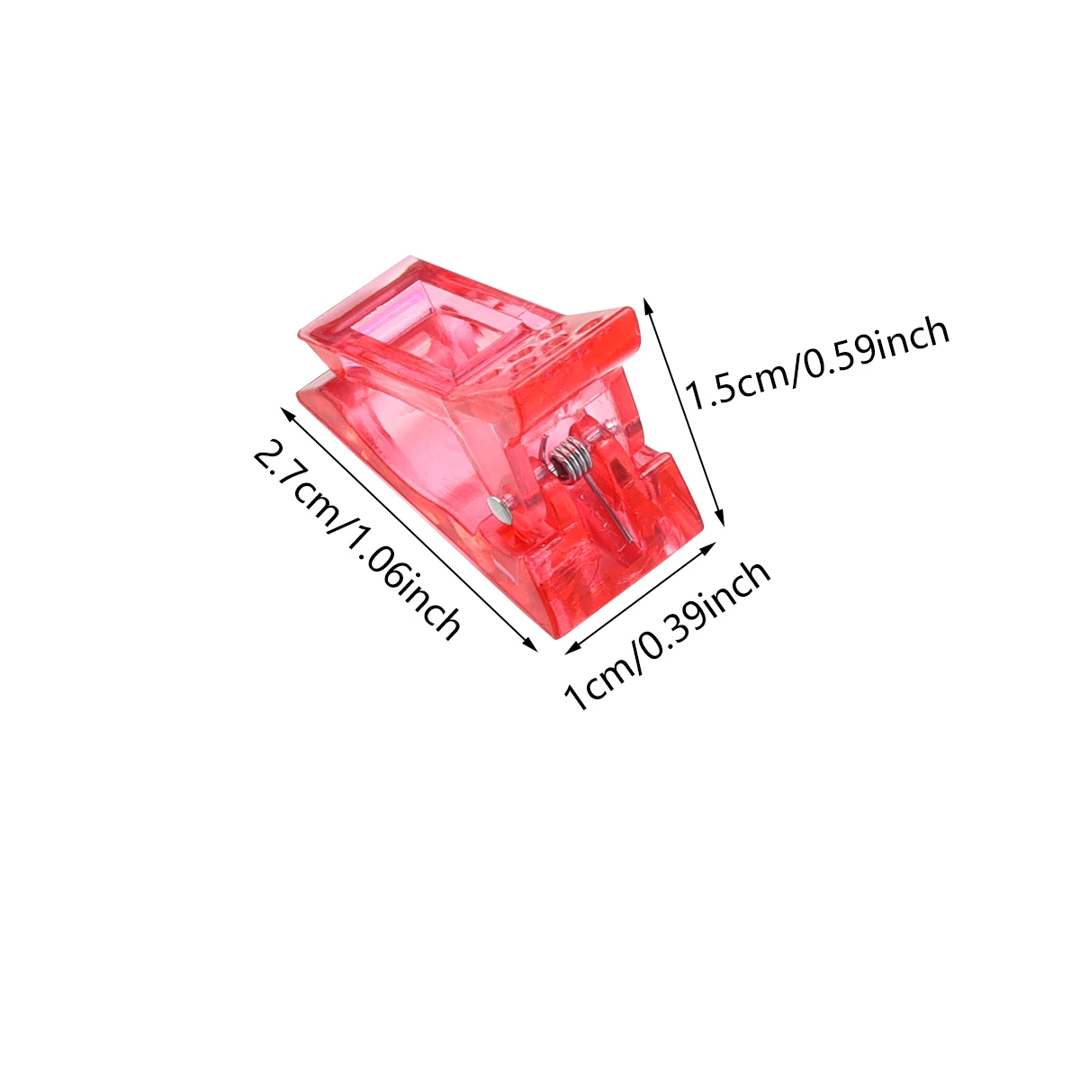 플라스틱 패치워크 재봉용 혼합 색상 플라스틱 클립, 핸드 어카운트 고정 원단, DIY 수공예 퀼팅 클립, 로트당 10 개