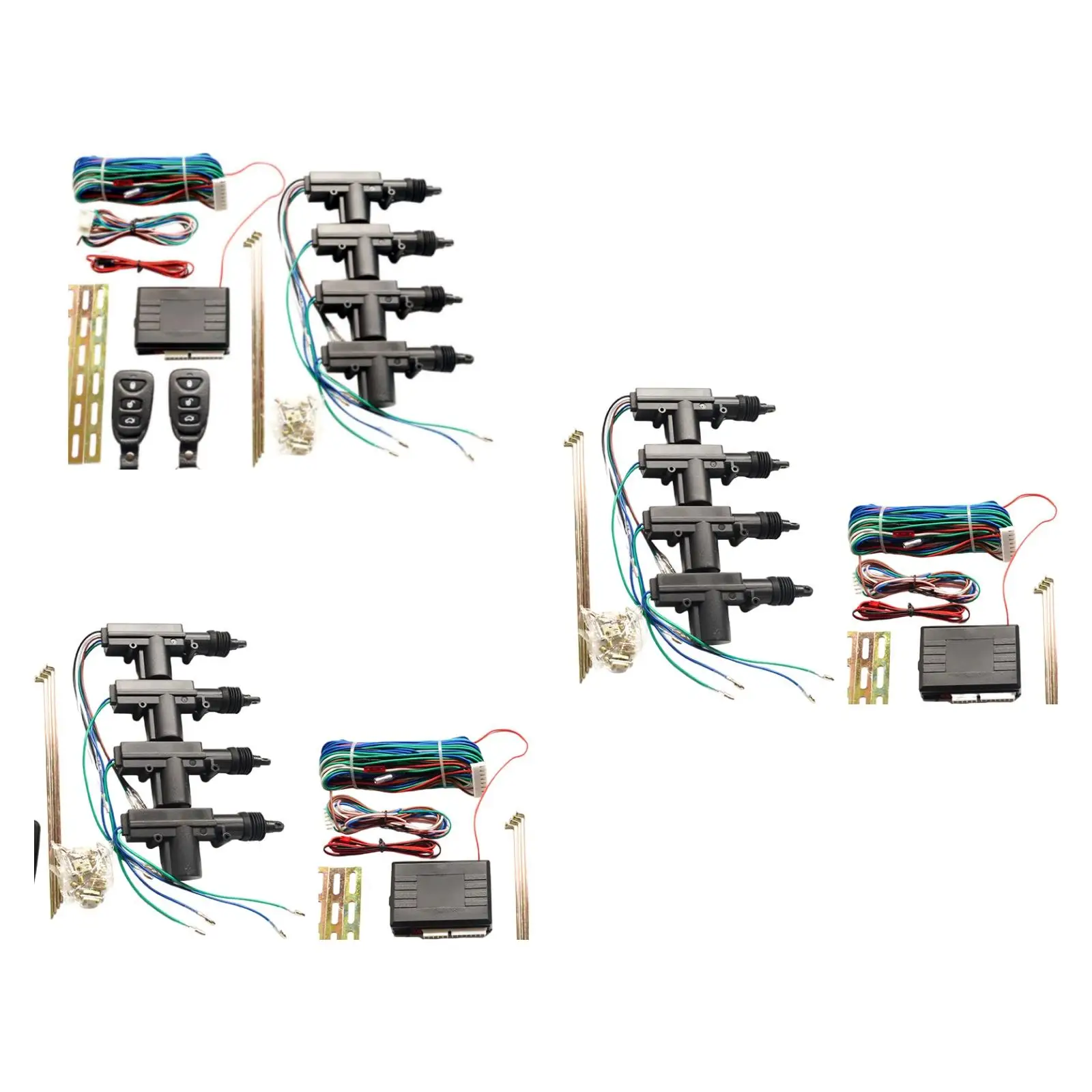 Car Door Lock 433MHz 2 Remote Car Accessories Easily Install Door Lock Actuator Universal Premium Keyless Entry System 12V