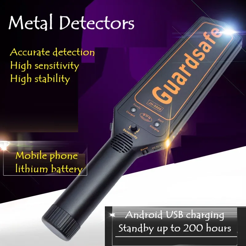 Handheld Metal Detector Examination Room Security Instrument Small Detection Nail Probe High Precision