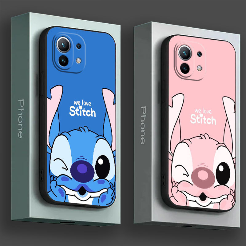 Stitch Mickey Minnie Mouse Phone Case For Xiaomi 14T 13T 12T 11T 10T 14 Pro Mi 11 Lite Poco X3 X4 X5 X6 M5 F5 F6 Pro Soft Cover
