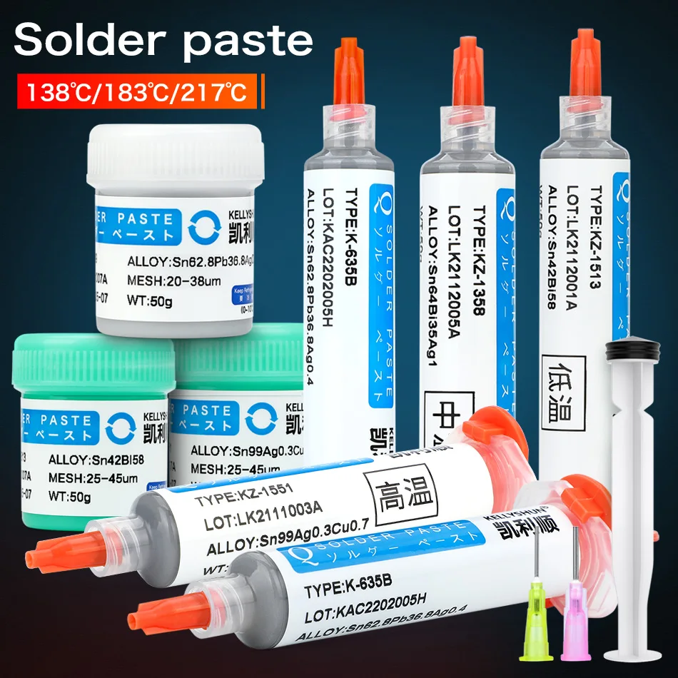 Solder Paste Leadfree Solder Flux For Soldering Pcb Ic Low Temperature
