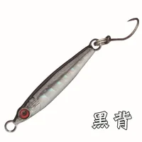 MUKUN 5PCS Mini Metal Jig Spoon Fishing Lure 3g/5g Fish Small Fish With Single Hook Sea Bass Fishing Lure 2