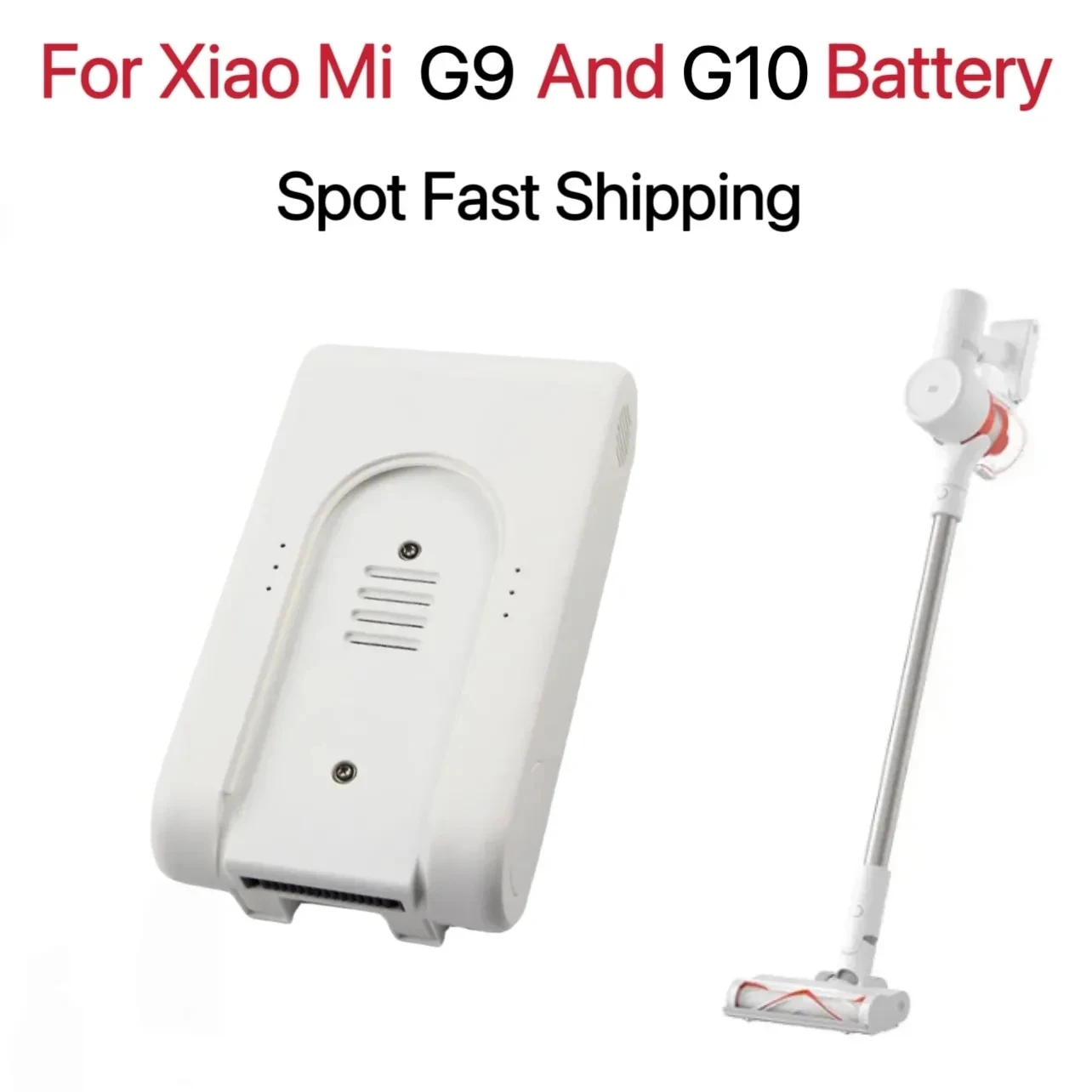 

for XIAOMI G9 G10 Vacuum Cleaner Accessories Extended Battery Pack for XIAOMI G9 3000mAh G10 4000mAh