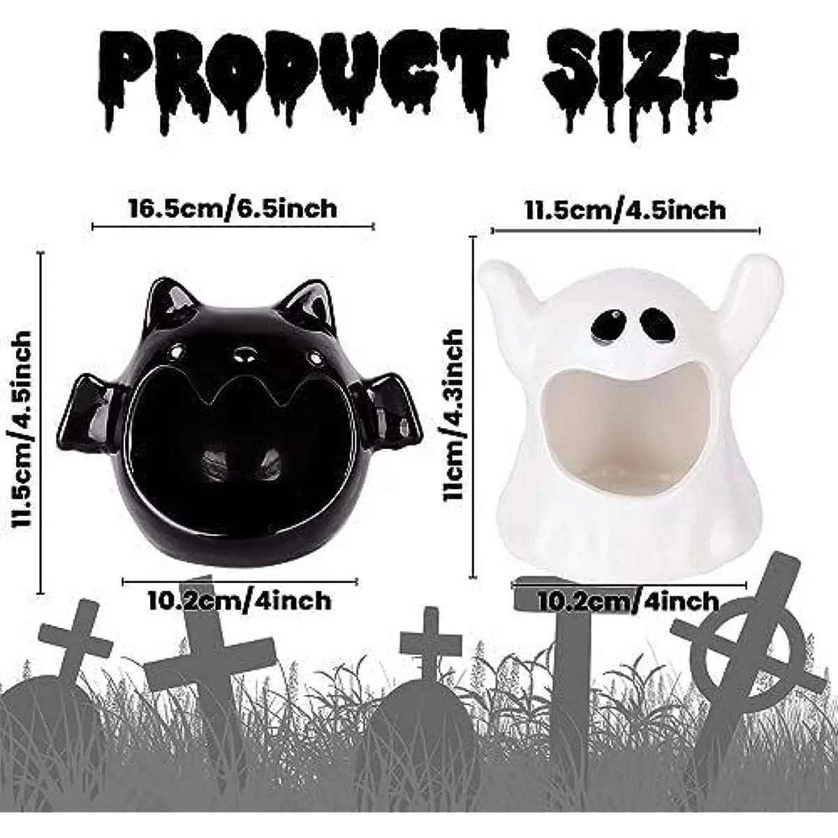 

2 шт., подсвечник для конфет на Хэллоуин