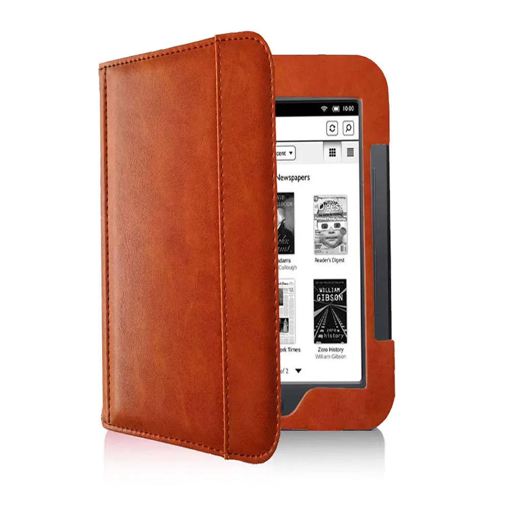 Premium Folio Flip Book Case Cover for Ereader with Pocket Pouch