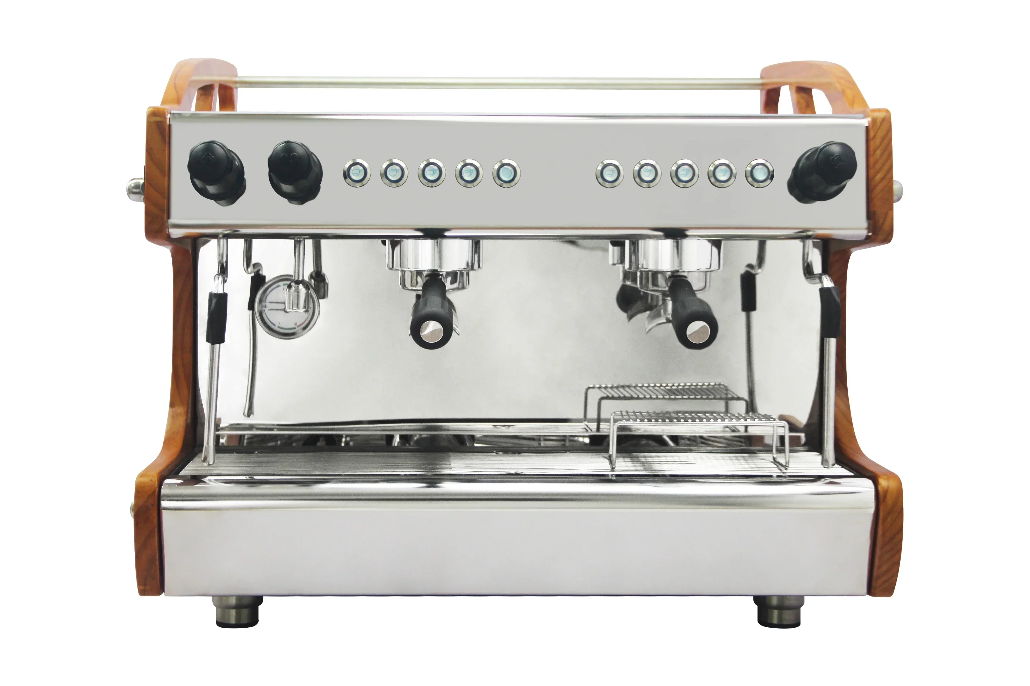 Professional Commercial Double Head Industrial Barista Coffee Machine Espresso Cappuccino Coffee Maker Machine 6